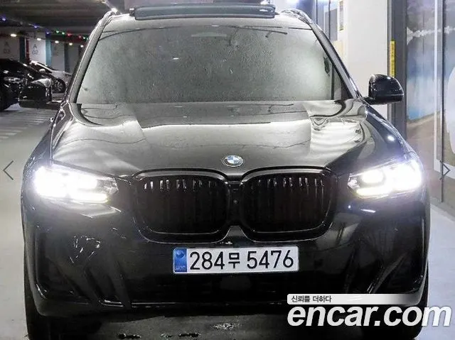 BMW X3 2024 — 37 995 км, чёрный, Корея — под ключ — фото 2