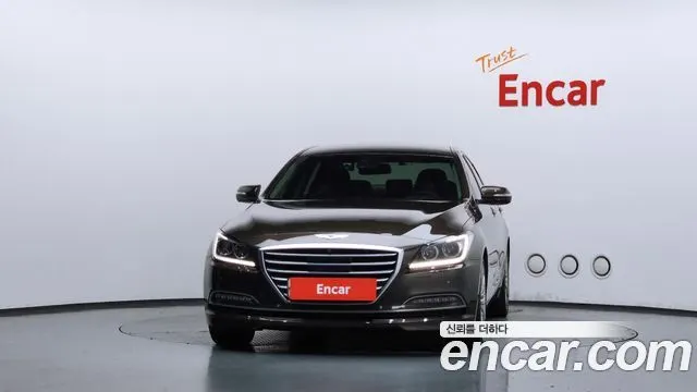 HYUNDAI GENESIS DH 2016 — 93 411 км, коричневый, Корея — под ключ — фото 3
