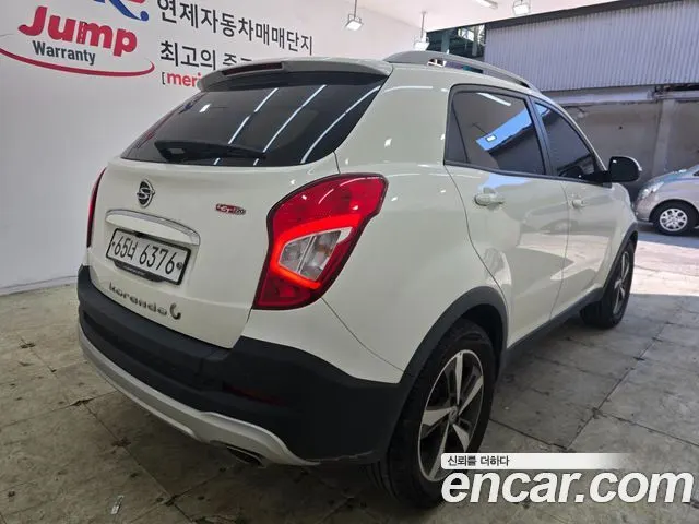 KGM STYLE KORANDO C 2017 — 80 579 км, белый, Корея — под ключ — фото 4