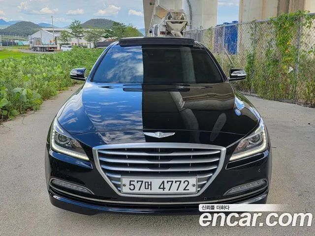 HYUNDAI GENESIS DH 2015 — 208 330 км, чёрный, Корея — под ключ — фото 2