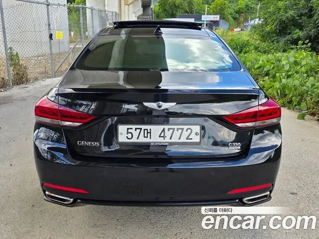HYUNDAI GENESIS DH 2015 — 208 330 км, чёрный, Корея — под ключ — фото 4