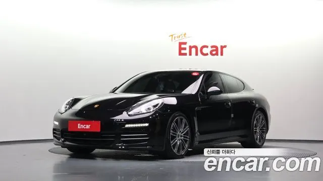 PORSCHE PANAMERA 2016 — 140 006 км, чёрный, Корея — под ключ — фото 1