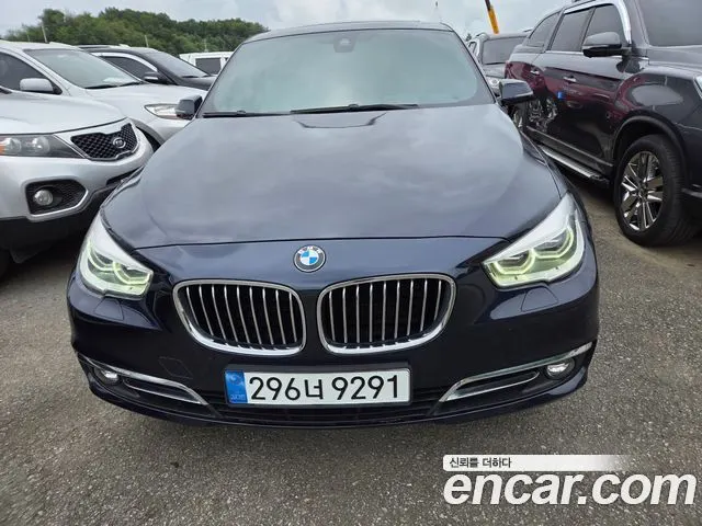 BMW 5 SERIES GT 2017 — 145 592 км, синий, Корея — под ключ — фото 1