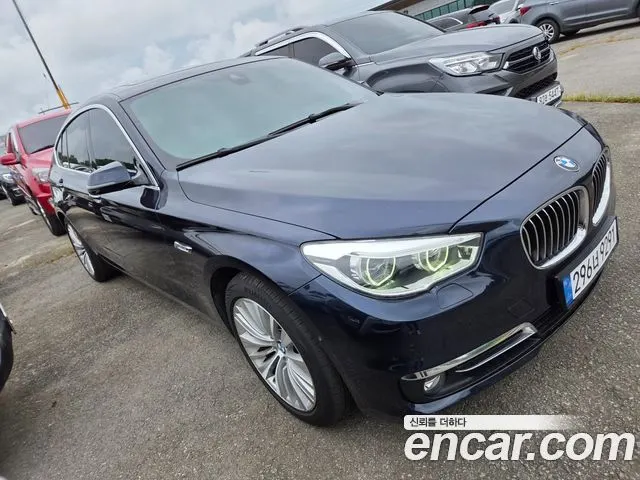 BMW 5 SERIES GT 2017 — 145 592 км, синий, Корея — под ключ — фото 2