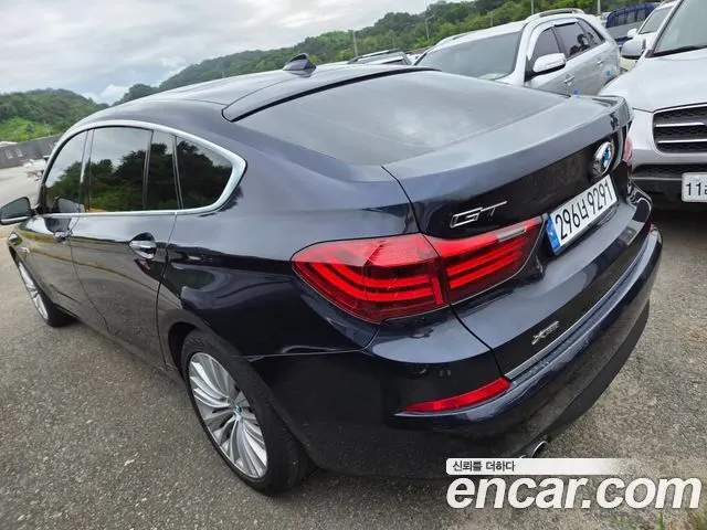 BMW 5 SERIES GT 2017 — 145 592 км, синий, Корея — под ключ — фото 4