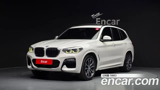 BMW X3 2018 — 158 105 км, белый, Корея — под ключ — фото 1