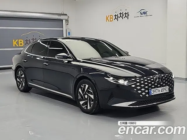 HYUNDAI GRANDEUR HYBRID 2022 — 142 860 км, синий, Корея — под ключ — фото 4