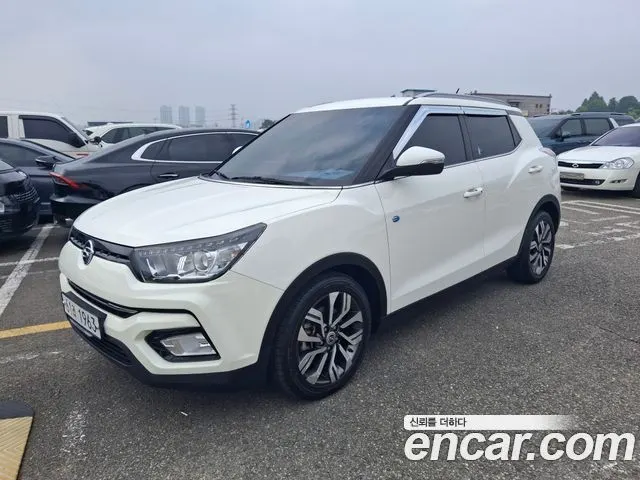 KGM TIVOLI ARMOUR 2019 — 62 169 км, белый-перламутр, Корея — под ключ — фото 2
