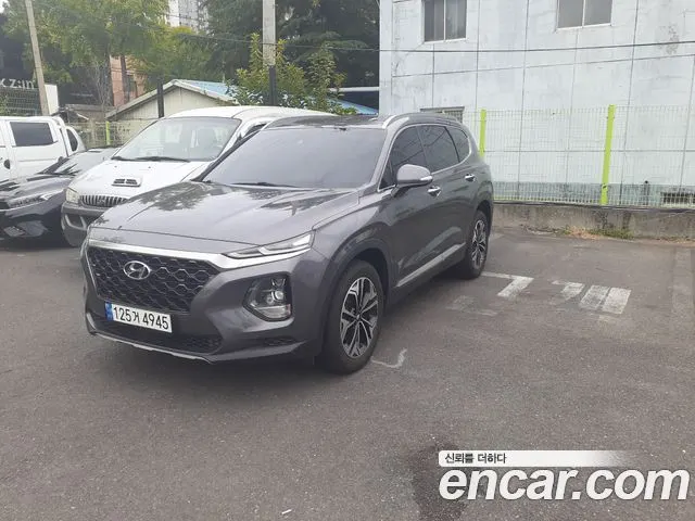 HYUNDAI SANTA FE 2019 — 96 575 км, серый, Корея — под ключ — фото 2