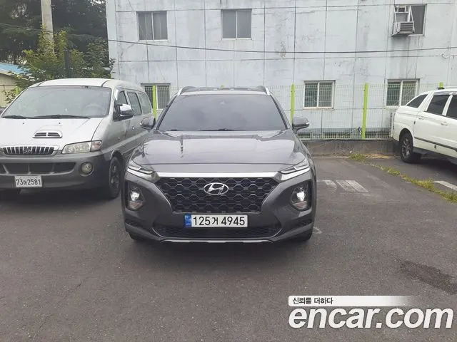 HYUNDAI SANTA FE 2019 — 96 575 км, серый, Корея — под ключ — фото 12