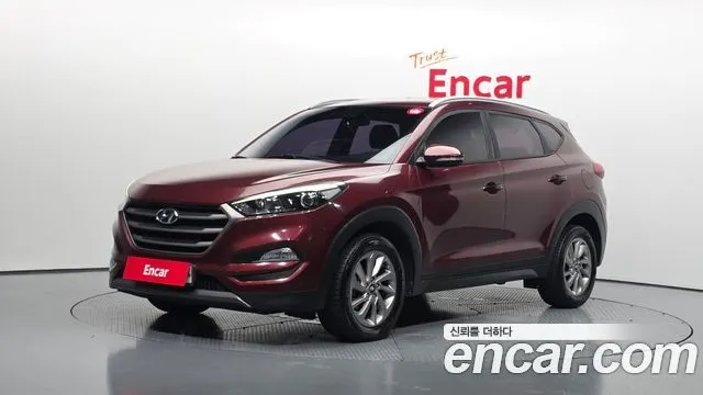 HYUNDAI TUCSON 2016 — 183 198 км, красный, Корея — под ключ — фото 1