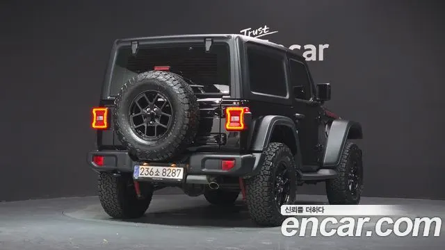 JEEP WRANGLER 2024 — 13 070 км, чёрный, Корея — под ключ — фото 2