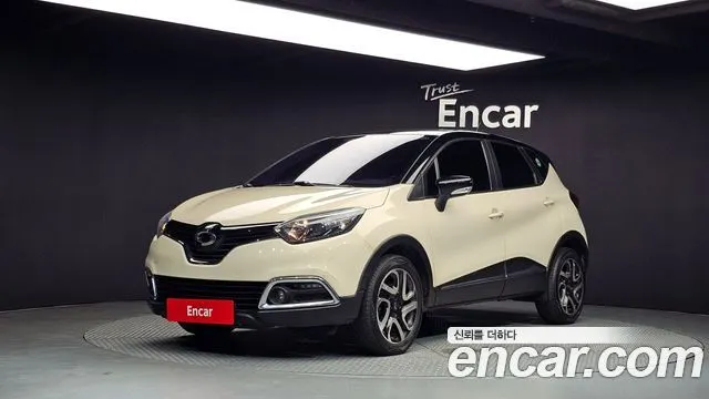 RENAULT KOREA QM3 2016 — 138 565 км, белый-перламутр, Корея — под ключ — фото 1