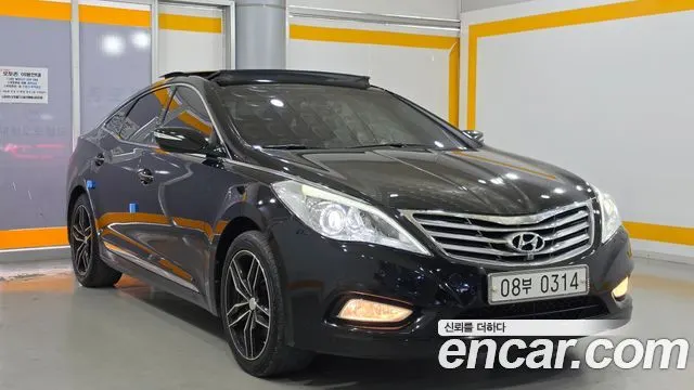 HYUNDAI GRANDEUR 2012 — 333 855 км, чёрный, Корея — под ключ — фото 3