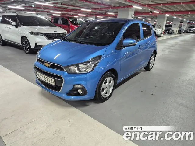CHEVROLET SPARK 2017 — 134 000 км, синий, Корея — под ключ — фото 2