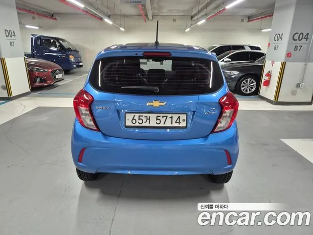 CHEVROLET SPARK 2017 — 134 000 км, синий, Корея — под ключ — фото 4