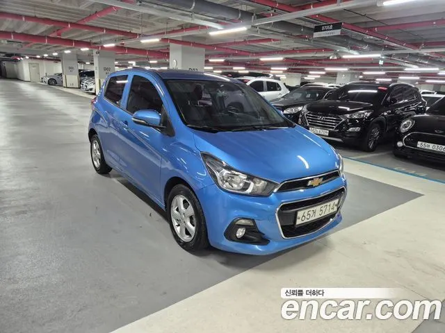 CHEVROLET SPARK 2017 — 134 000 км, синий, Корея — под ключ — фото 6