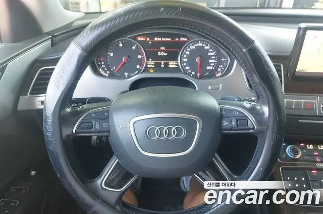 AUDI A8 2015 — 146 600 км, чёрный, Корея — под ключ — фото 4
