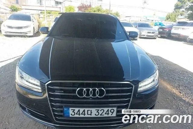 AUDI A8 2015 — 146 600 км, чёрный, Корея — под ключ — фото 6