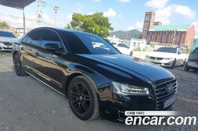 AUDI A8 2015 — 146 600 км, чёрный, Корея — под ключ — фото 7