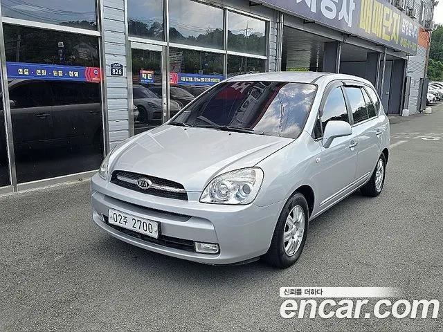 KIA CARENS 2008 — 110 500 км, серебристо-серый, Корея — под ключ — фото 11