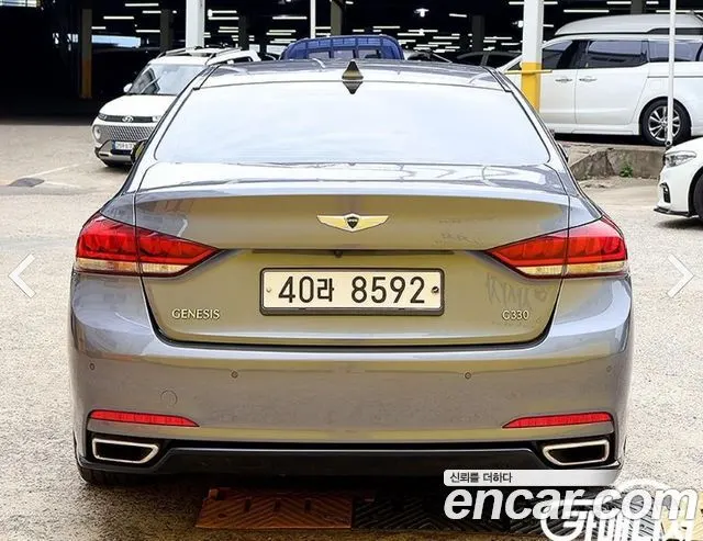 HYUNDAI GENESIS DH 2015 — 143 815 км, серебристо-серый, Корея — под ключ — фото 3