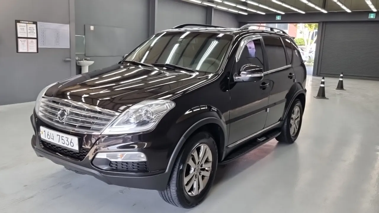 KGM REXTON W 2014 — 150 000 км, чёрный, Корея — под ключ — фото 12