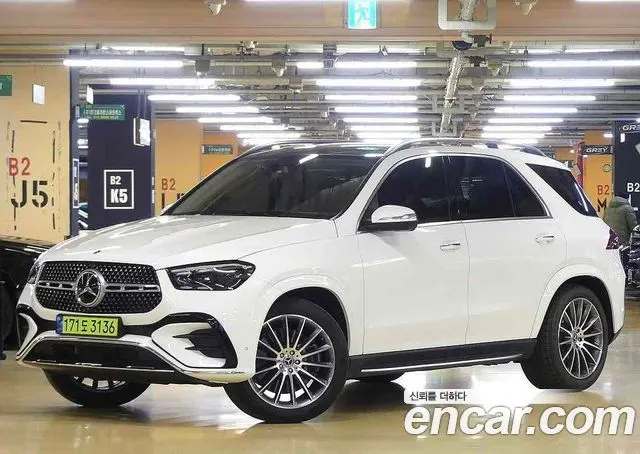 MERCEDES-BENZ GLE-CLASS W167 2025 — 5 427 км, белый, Корея — под ключ — фото 2