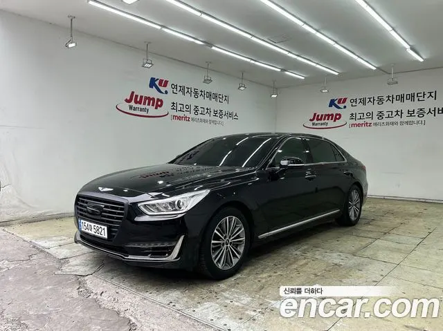 GENESIS EQ900 2016 — 202 838 км, чёрный, Корея — под ключ — фото 12