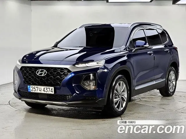 HYUNDAI SANTA FE 2019 — 114 049 км, синий, Корея — под ключ — фото 12