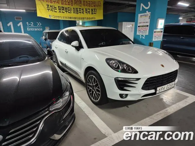 PORSCHE MACAN 2017 — 124 800 км, белый, Корея — под ключ — фото 2