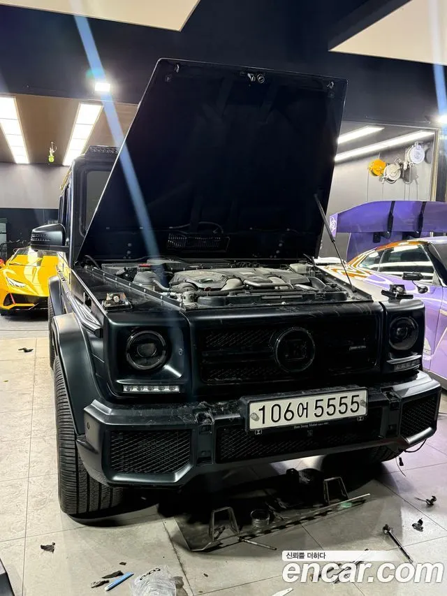 MERCEDES-BENZ G-CLASS W463 2016 — 43 000 км, чёрный, Корея — под ключ — фото 5
