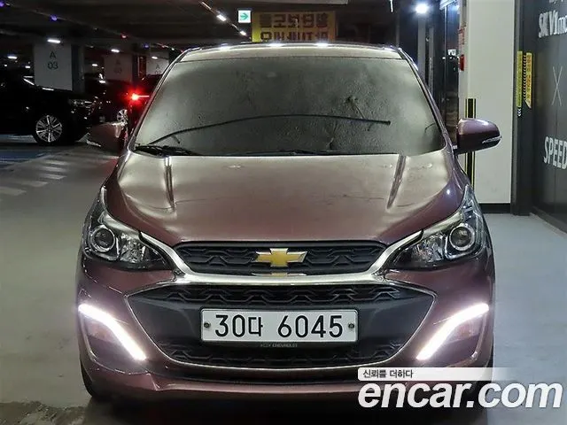 CHEVROLET SPARK 2019 — 30 470 км, бордовый, Корея — под ключ — фото 2