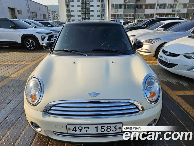 MINI COOPER 2008 — 81 694 км, белый-перламутр, Корея — под ключ — фото 1