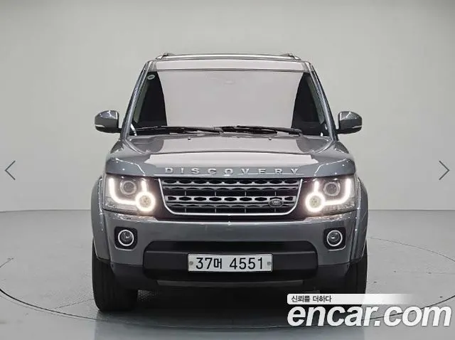 LAND ROVER DISCOVERY 4 2014 — 194 211 км, серебристо-серый, Корея — под ключ — фото 2