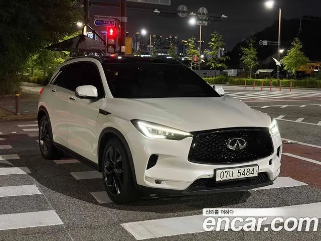 INFINITI QX50 2019 — 65 000 км, белый, Корея — под ключ — фото 2