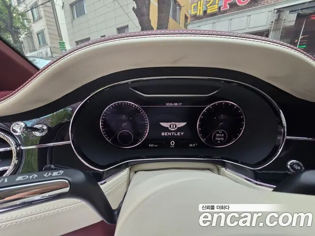 BENTLEY CONTINENTAL 2019 — 73 000 км, бордовый, Корея — под ключ — фото 10