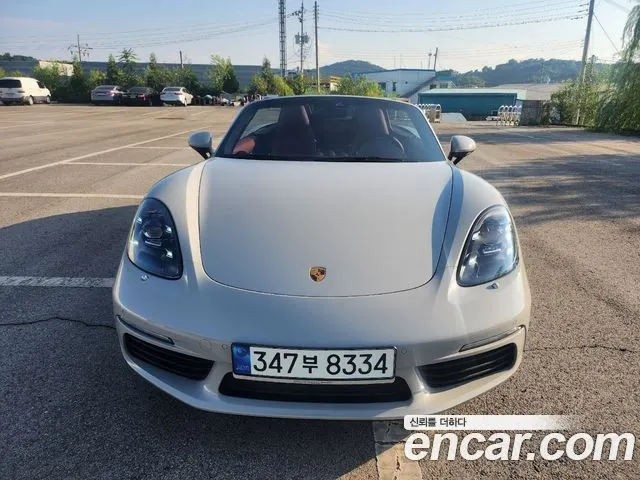 PORSCHE 718 BOXSTER 2021 — 15 300 км, серебристый, Корея — под ключ — фото 3