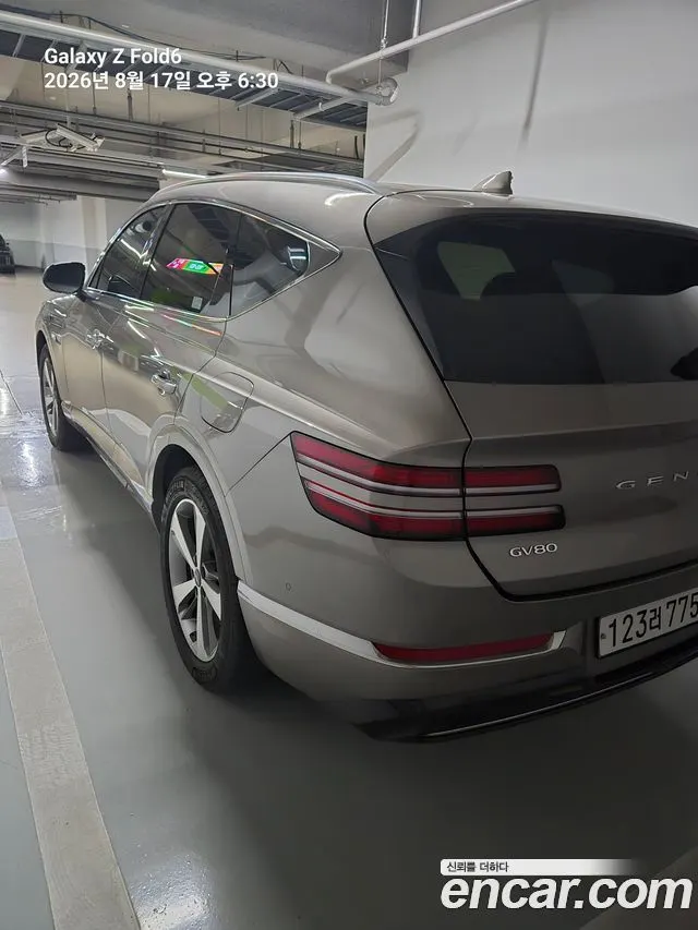 GENESIS GV80 2020 — 17 800 км, светло-золотистый, Корея — под ключ — фото 2