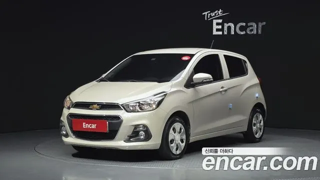 CHEVROLET SPARK 2016 — 16 803 км, белый-перламутр, Корея — под ключ — фото 1