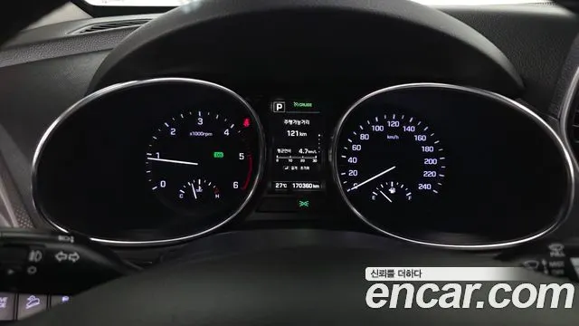 HYUNDAI MAXCRUZ 2017 — 170 360 км, чёрный, Корея — под ключ — фото 8