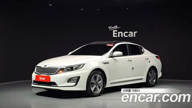KIA K5 HYBRID 2015 — 90 414 км, белый, Корея — под ключ — фото 12