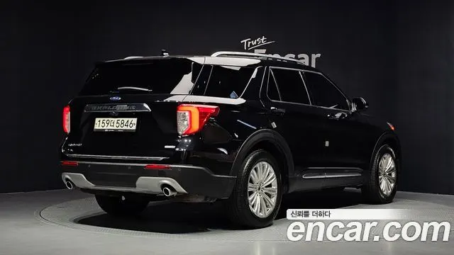 FORD EXPLORER 2020 — 128 904 км, чёрный, Корея — под ключ — фото 2