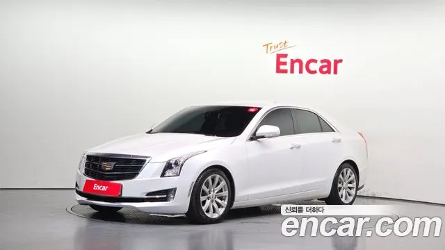 CADILLAC ATS 2017 — 152 555 км, белый, Корея — под ключ — фото 1