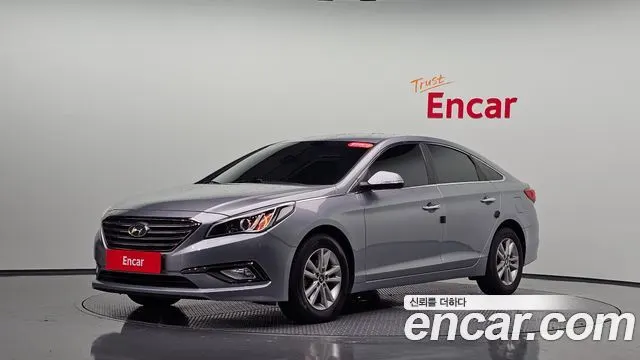 HYUNDAI SONATA 2015 — 158 489 км, серебристо-серый, Корея — под ключ — фото 1