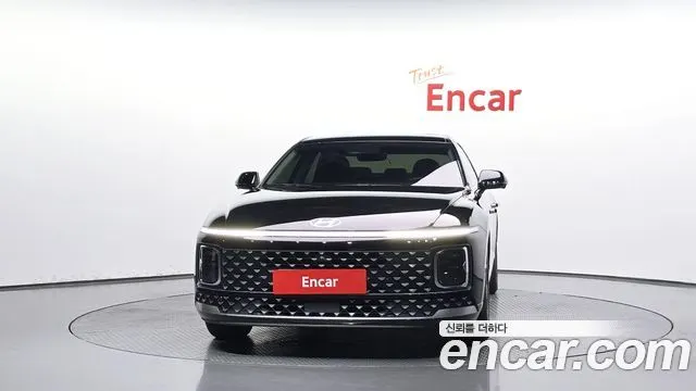 HYUNDAI GRANDEUR HYBRID 2023 — 48 680 км, чёрный, Корея — под ключ — фото 3