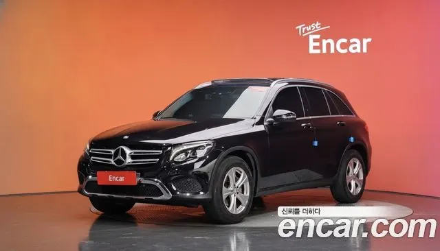 MERCEDES-BENZ GLC-CLASS X253 2017 — 116 622 км, чёрный, Корея — под ключ — фото 2