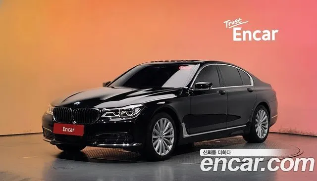 BMW 7 SERIES 2016 — 97 278 км, чёрный, Корея — под ключ — фото 2