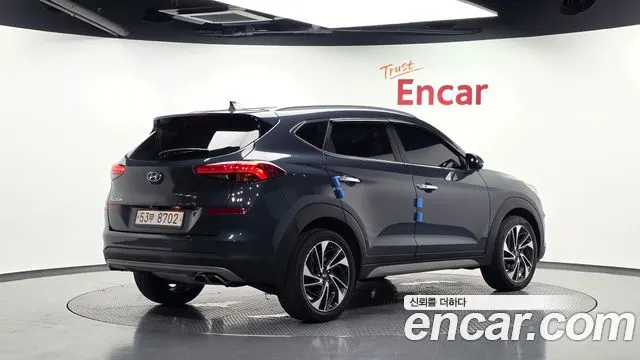 HYUNDAI TUCSON 2019 — 71 902 км, синий, Корея — под ключ — фото 2