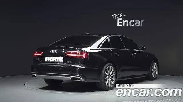 AUDI A6 2016 — 80 474 км, чёрный, Корея — под ключ — фото 2
